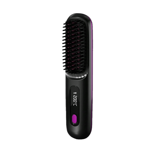 Brosse Lissante Sans Fil · Cheveux Lisses en 5 Minutes