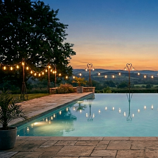 SolaLuma – Guirlande solaire LED pour jardin et terrasse | Étanche IP44 | Éclairage automatique