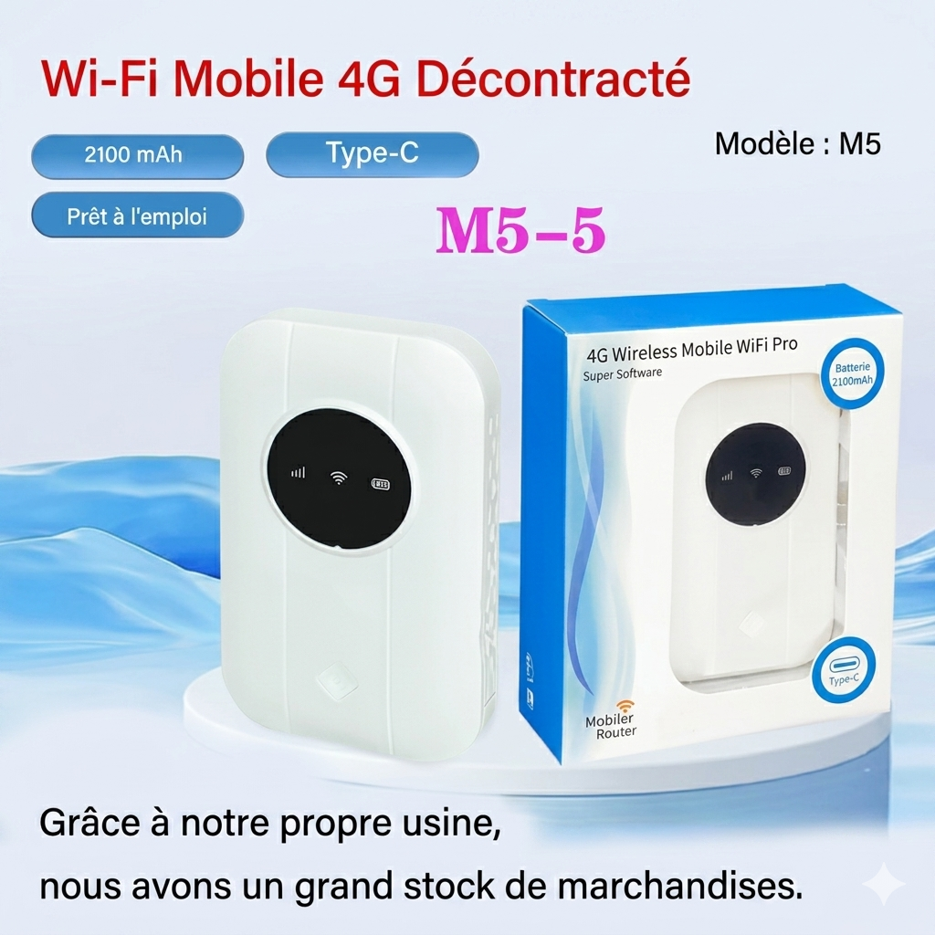 NetLink – Routeur Wi-Fi mobile 4G LTE | Hotspot portable rechargeable