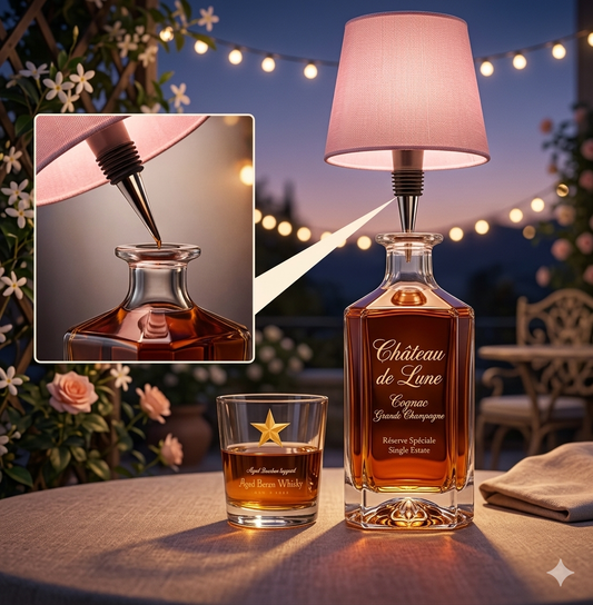 LumiVerre — Transformez Votre Bouteille en Lampe d'Ambiance Sans Fil