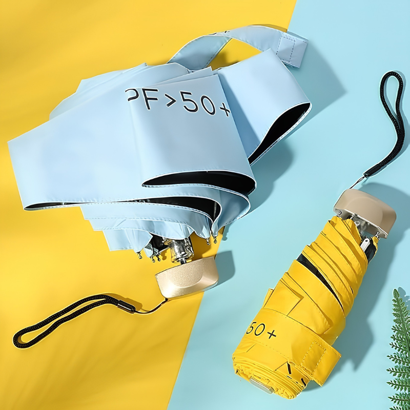 VentoBrise — Parapluie de Voyage Compact Ultra Léger | Anti-UV & Déperlant | 9 Coloris | Veromora