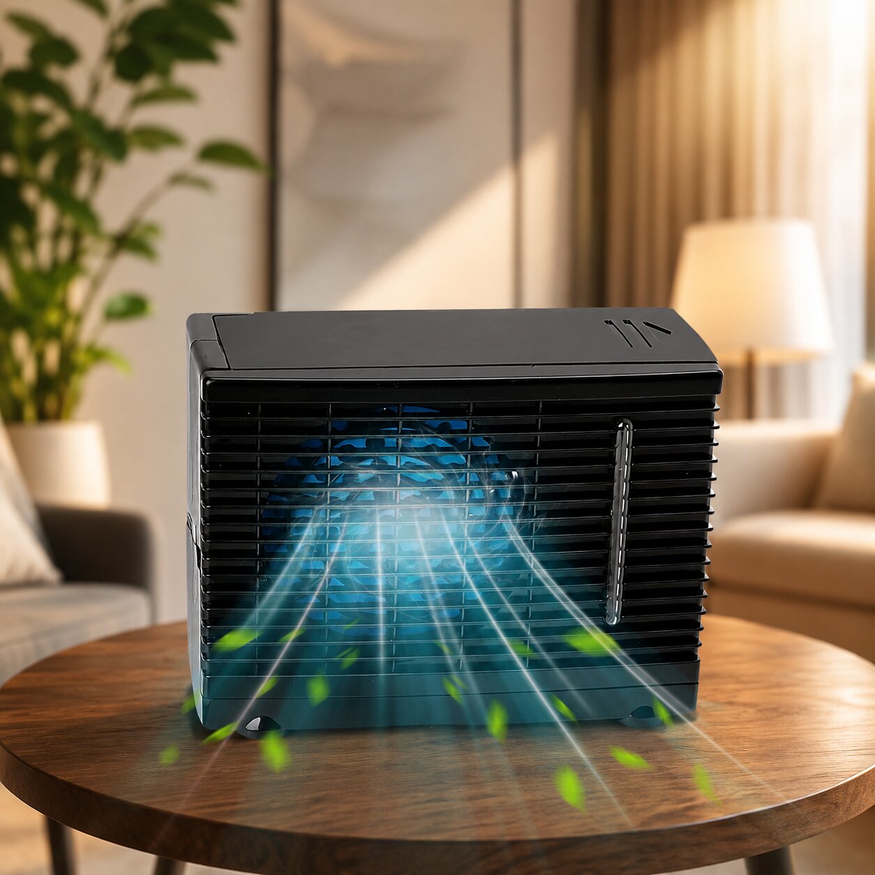 AutoFraîch – Refroidisseur d'air voiture 12V | Filtre lavable | Branchement allume-cigare