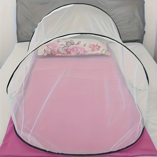 Noctara – Moustiquaire de camping ultralégère avec fermeture éclair | 1 personne | 200×80×56 cm