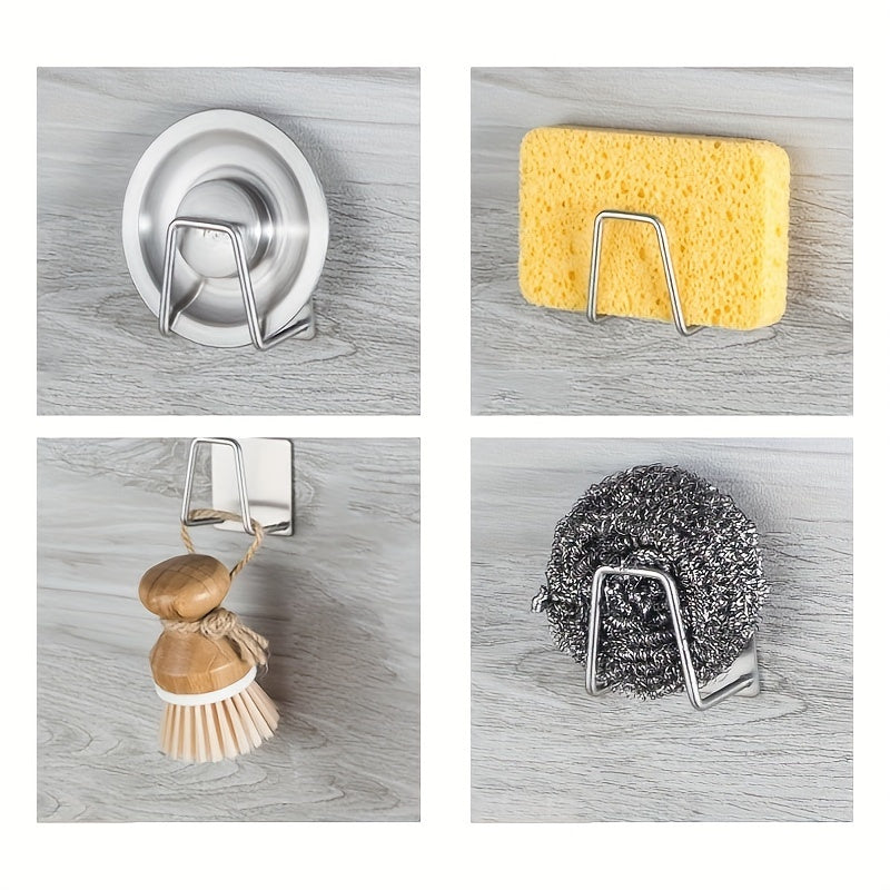 Porte-Éponge en Inox · Cuisine Propre & Toujours Organisée