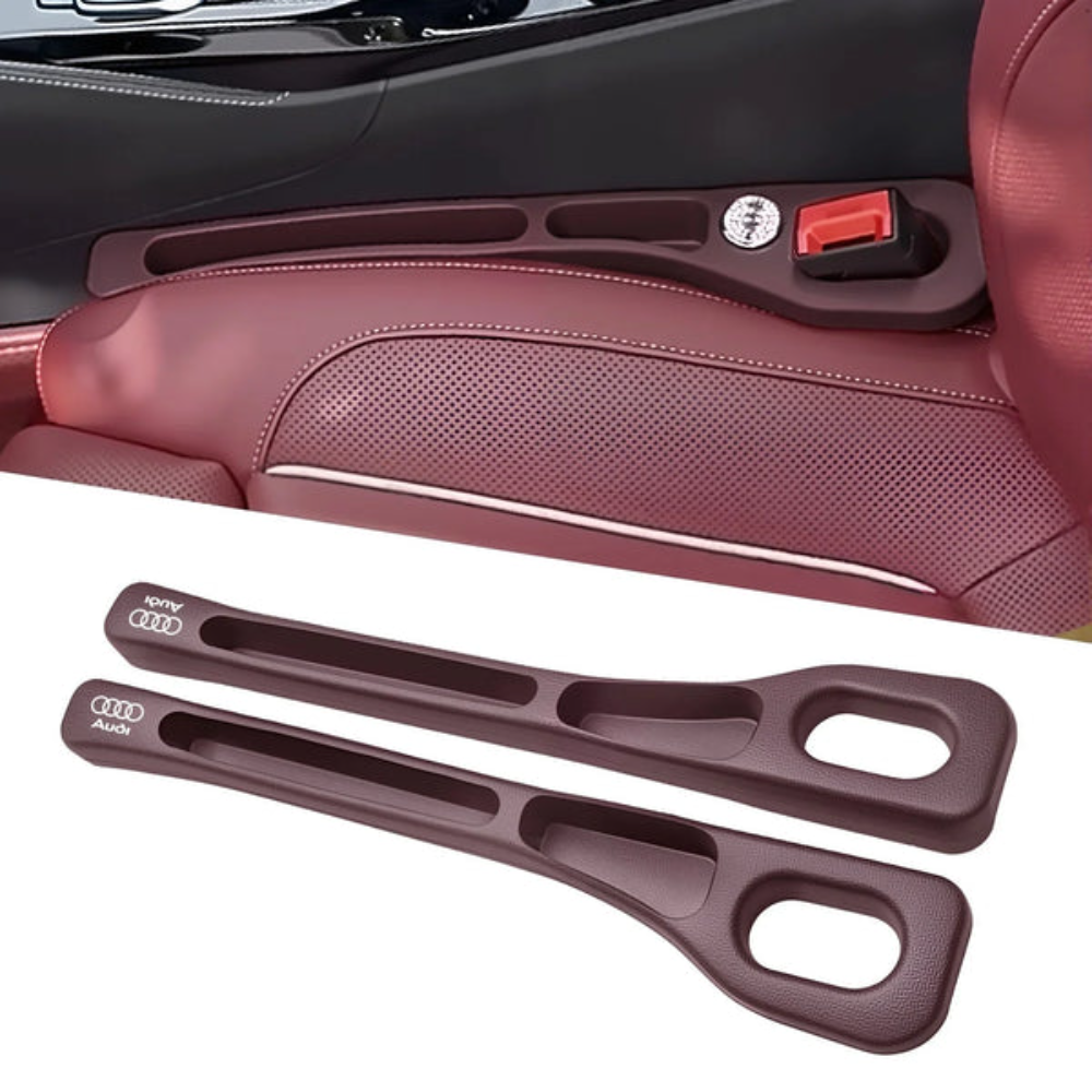 FenteStop — Lot de 2 Couvre-Fentes de Siège Auto Universels en EVA | Noir, Marron, Rouge, Beige | Veromora