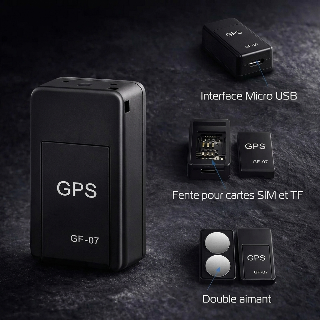Geolux – Mini traceur GPS sans abonnement | Voiture & bagages