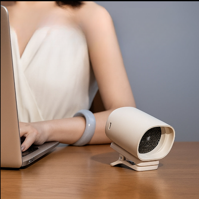 Mini Ventilateur à Clip avec Batterie | Petit & Silencieux | FraîchClip