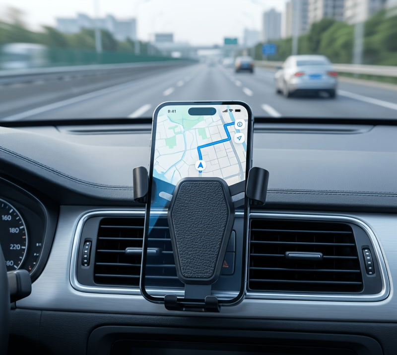 Support Téléphone Voiture · Mains Libres & Sécurité Garantie