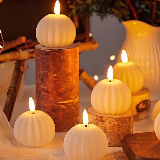 LumiFlame — Bougies LED à Effet Flamme Réaliste | Sans Flamme | Économiques & Sûres | 12 Pièces | Veromora