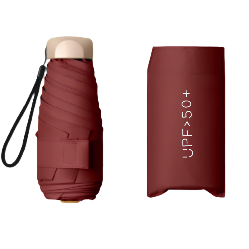 VentoBrise — Parapluie de Voyage Compact Ultra Léger | Anti-UV & Déperlant | 9 Coloris | Veromora