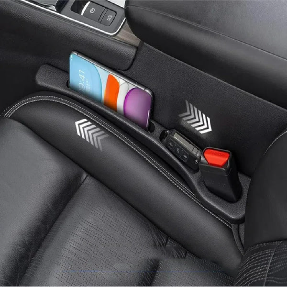 FenteStop — Lot de 2 Couvre-Fentes de Siège Auto Universels en EVA | Noir, Marron, Rouge, Beige | Veromora