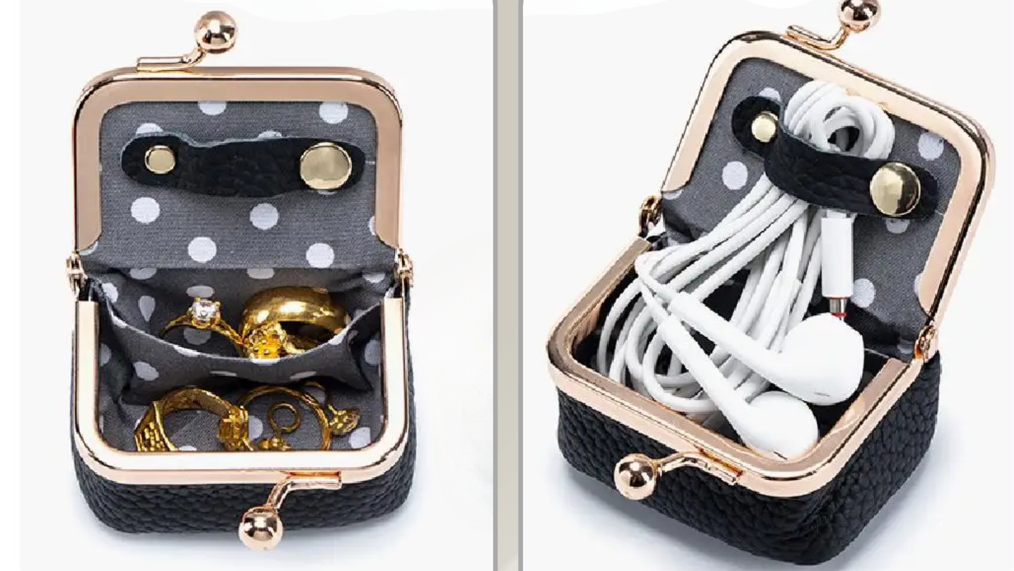 ÉcrinVoyage – Écrin à bijoux compact pour voyage | Cuir véritable | Anti-enchevêtrement