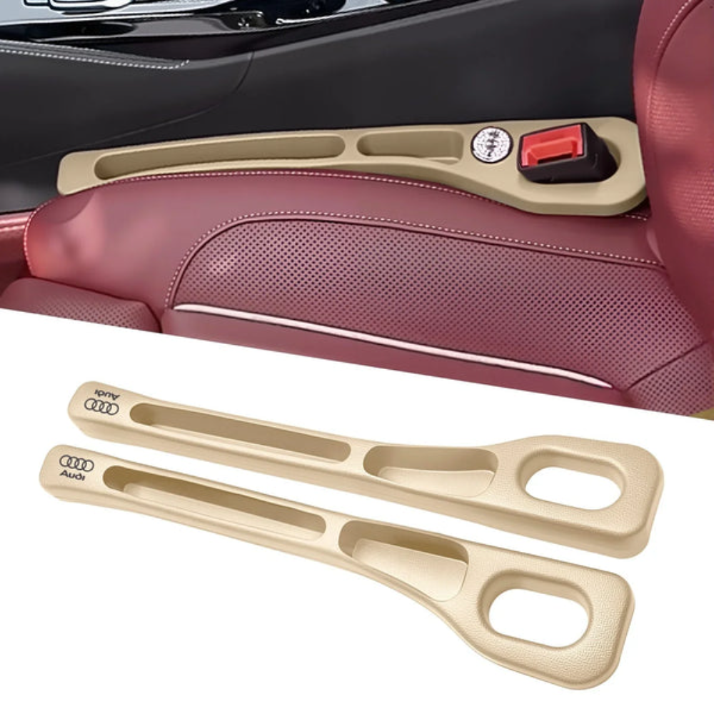 FenteStop — Lot de 2 Couvre-Fentes de Siège Auto Universels en EVA | Noir, Marron, Rouge, Beige | Veromora