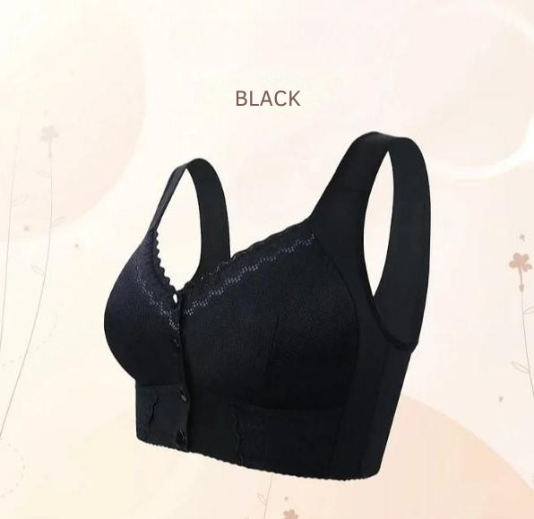 DouxFront — Soutien-Gorge Sans Armature à Fermeture Frontale en Coton Doux