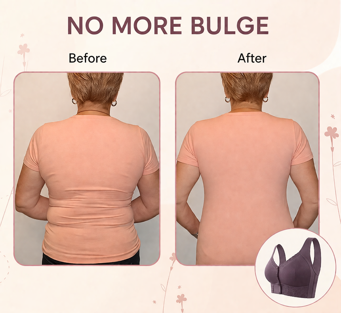 DouxFront — Soutien-Gorge Sans Armature à Fermeture Frontale en Coton Doux