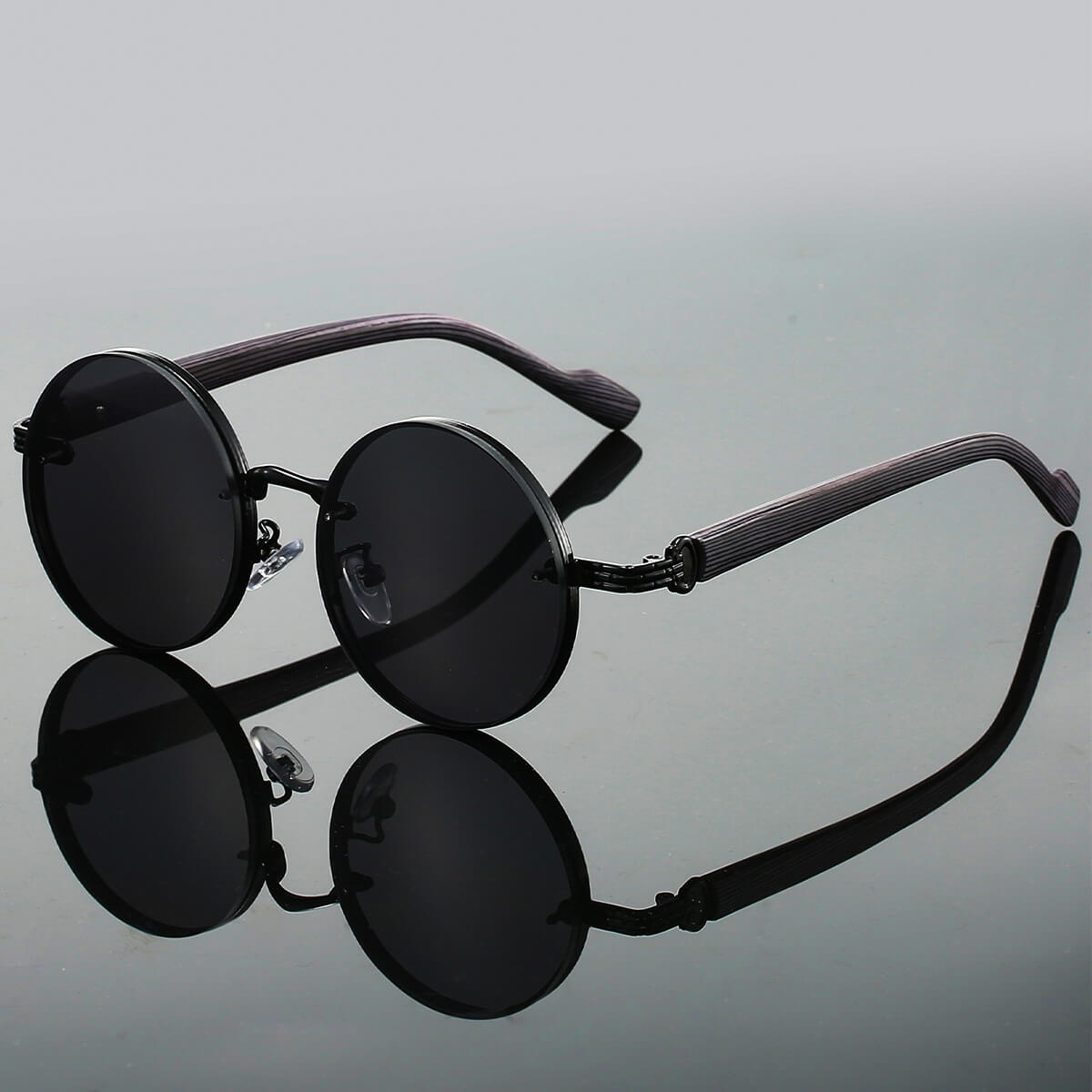 RondVintage — Lunettes de Soleil Rondes Retro | Protection UV400 | Monture Métal Légère