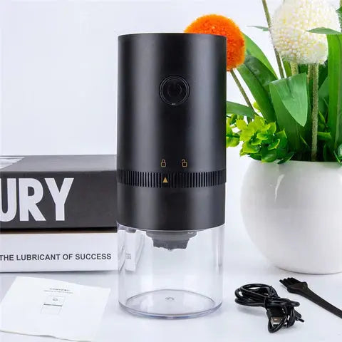 MoulinGo – Moulin à café électrique rechargeable USB | Mouture réglable | Compact & portable