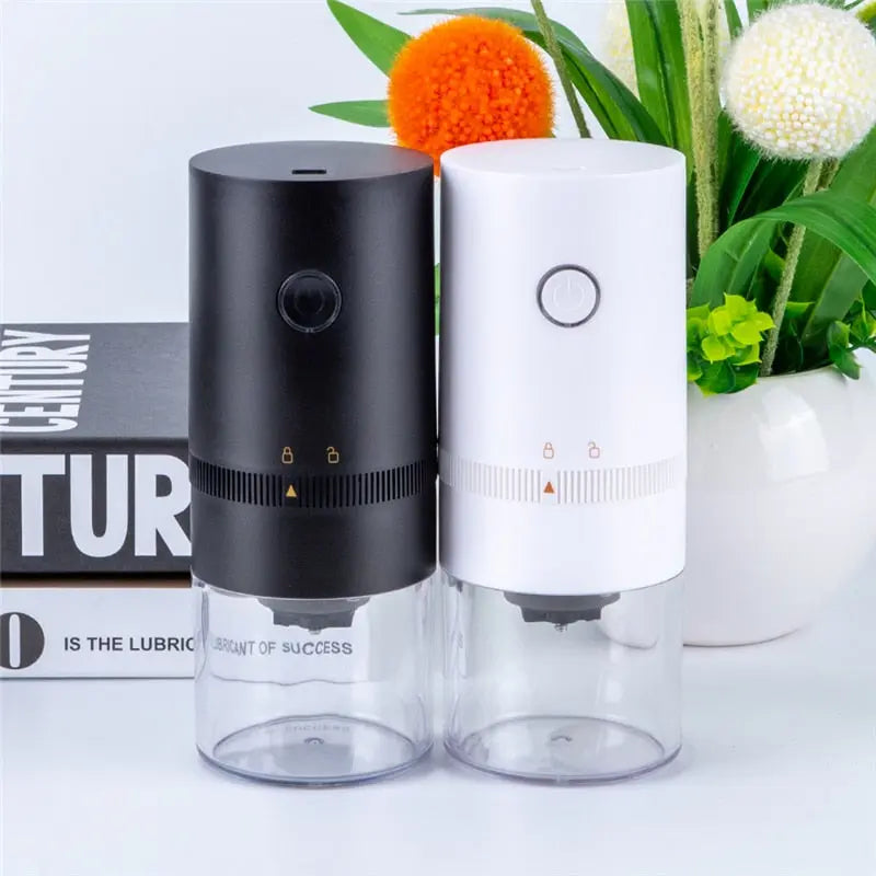 MoulinGo – Moulin à café électrique rechargeable USB | Mouture réglable | Compact & portable