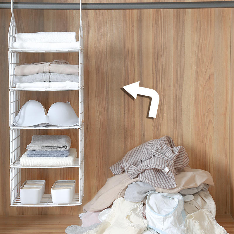 SuspendOrga — Organisateur Suspendu Multicouche pour Placard | PP | 100×29 cm | 4 Coloris | Veromora