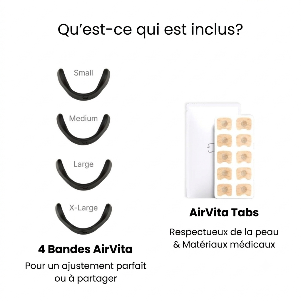 RespiroStrip — Bandelettes Nasales pour Respiration Libre | Nuit & Sport