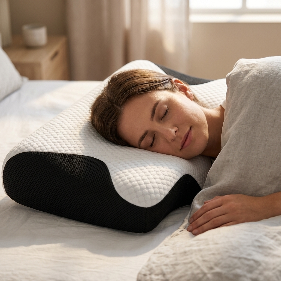 Le Sommeil Réinventé – Oreiller Ergonomique Kompresso