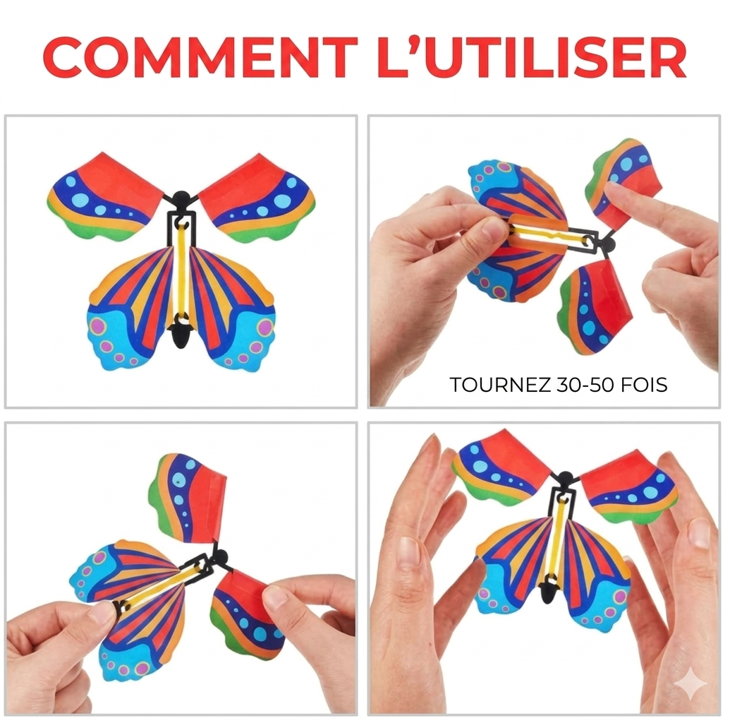 PapillonPop – Papillons volants surprise pour cartes et cadeaux
