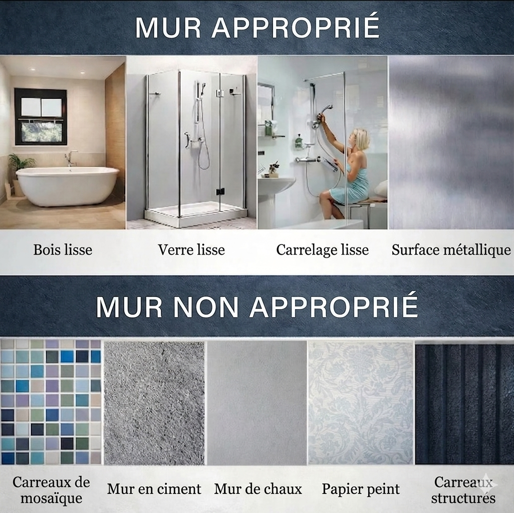 SecuriBain — La Poignée de Sécurité Sans Perçage pour Douche et Baignoire