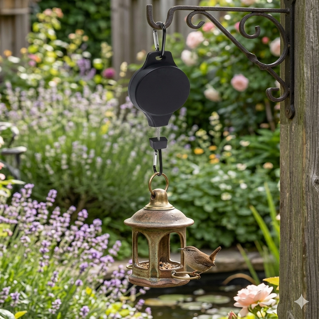 VertiPlant – Système de suspension réglable pour plantes suspendues