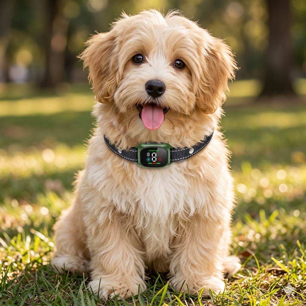 BelloSilent – Collier anti-aboiement pour petits chiens | Vibration & Son | Étanche IP67