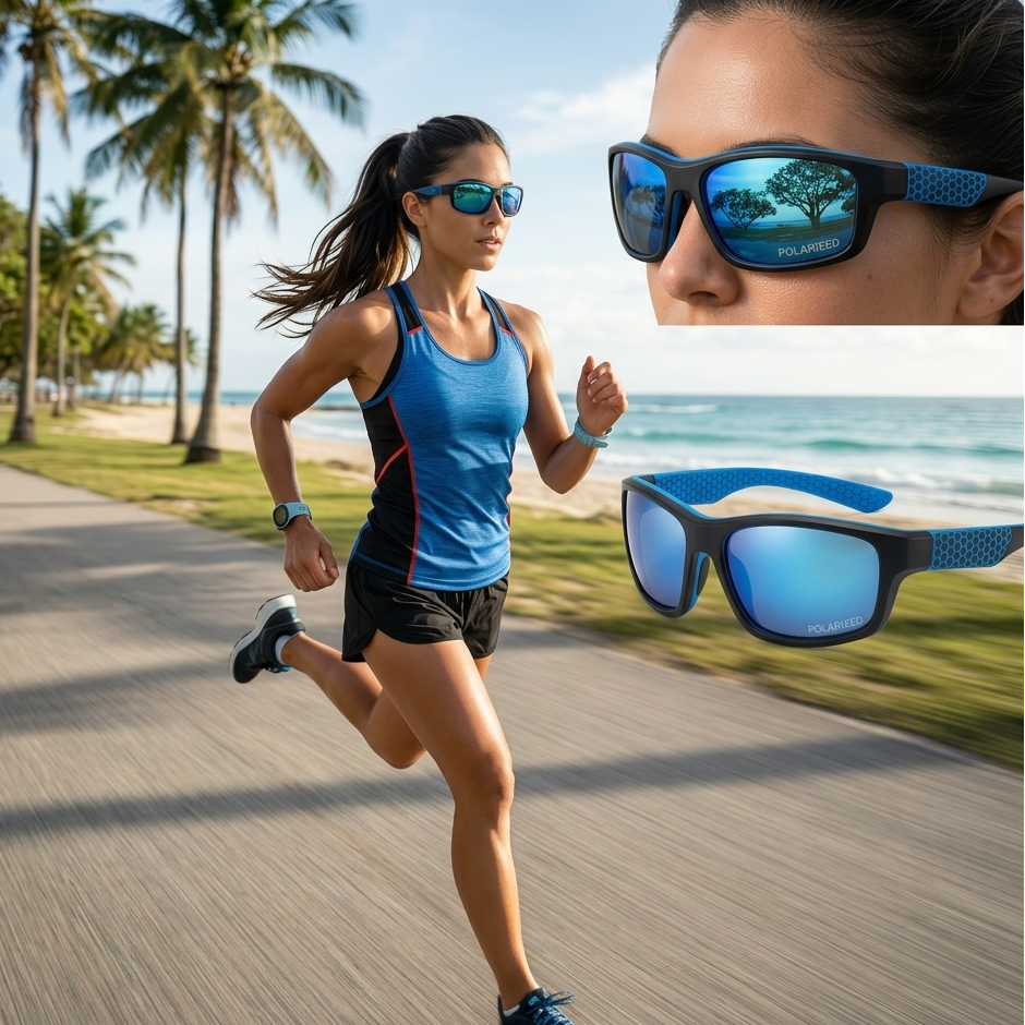LumiSol – Lunettes de soleil polarisées UV400 | Monture légère unisexe