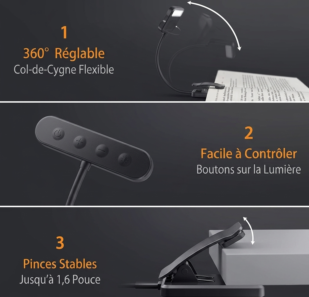 FlexiRead — La Lumière qui S'adapte à Votre Lecture