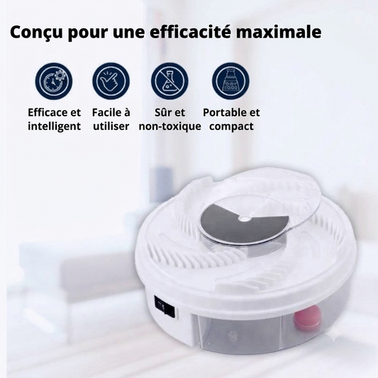 Volara – Piège à mouches rotatif sans produit chimique | Intérieur & extérieur