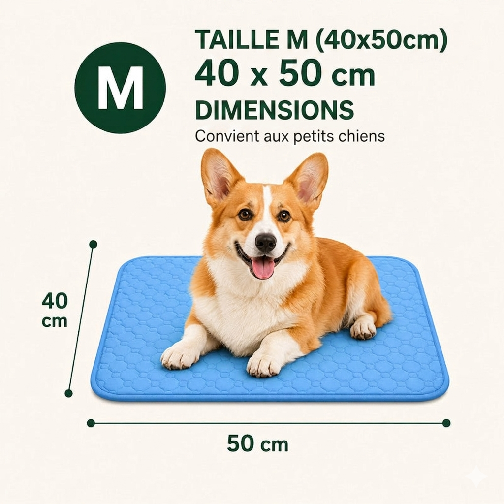 FraîchePatte — Le Tapis Rafraîchissant pour Chiens