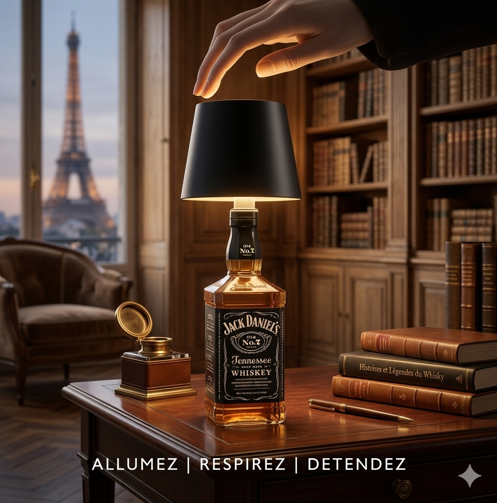 LumiVerre — Transformez Votre Bouteille en Lampe d'Ambiance Sans Fil