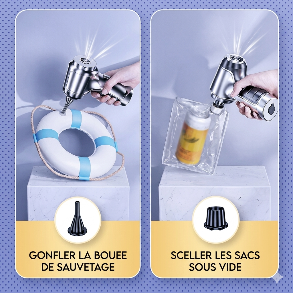 CleanVolt – Aspirateur sans fil 3-en-1 | Voiture, maison & bureau