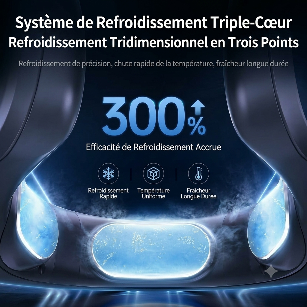 Climavell Air — Ventilateur Tour de Cou Chaud & Froid