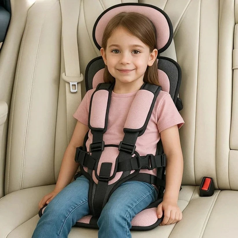 VoyaSeat — Siège Auto Voyage Pliable pour Enfant | Harnais 5 Points | Installation Rapide | Veromora