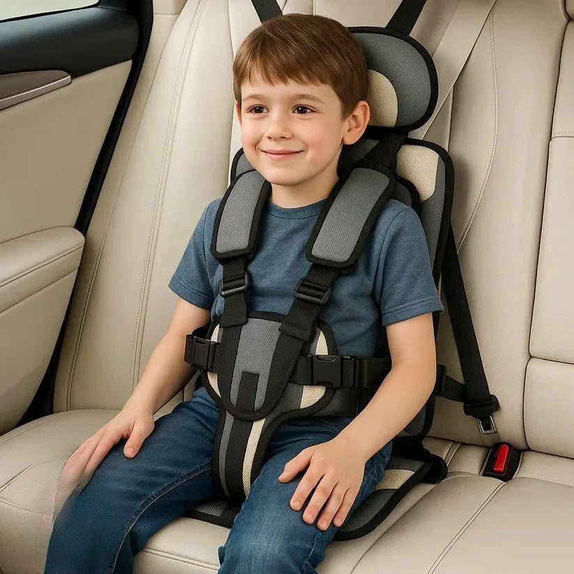 VoyaSeat — Siège Auto Voyage Pliable pour Enfant | Harnais 5 Points | Installation Rapide | Veromora