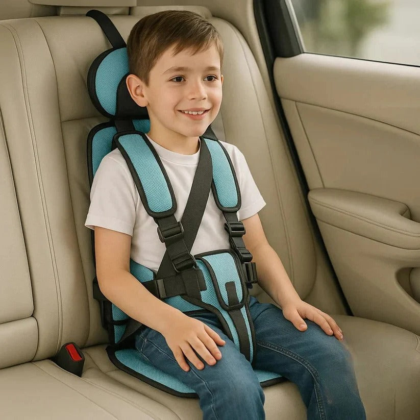 VoyaSeat — Siège Auto Voyage Pliable pour Enfant | Harnais 5 Points | Installation Rapide | Veromora