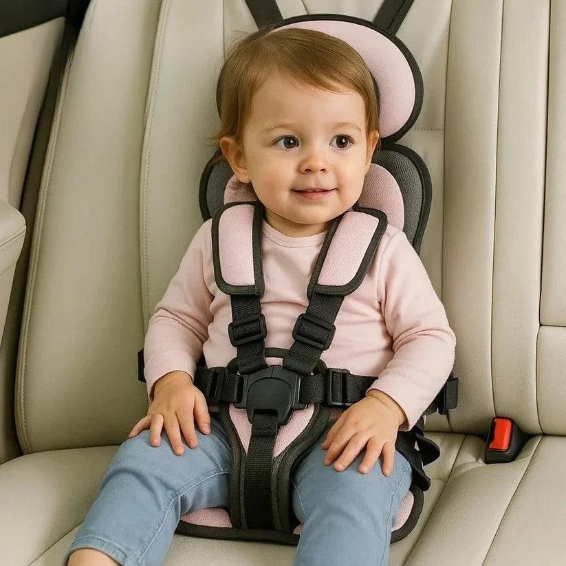 VoyaSeat — Siège Auto Voyage Pliable pour Enfant | Harnais 5 Points | Installation Rapide | Veromora