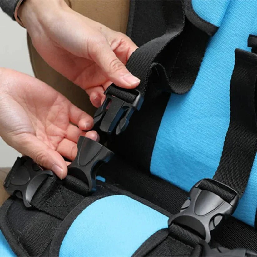 VoyaSeat — Siège Auto Voyage Pliable pour Enfant | Harnais 5 Points | Installation Rapide | Veromora