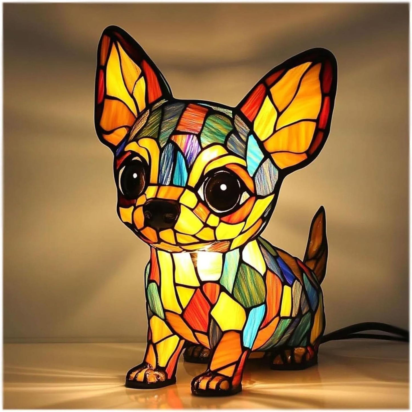 LumiPatte — Lampe Veilleuse Décorative Design Chien | Lumière Chaude | Alimentation USB