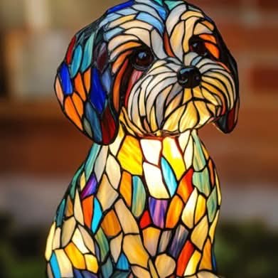 LumiPatte — Lampe Veilleuse Décorative Design Chien | Lumière Chaude | Alimentation USB