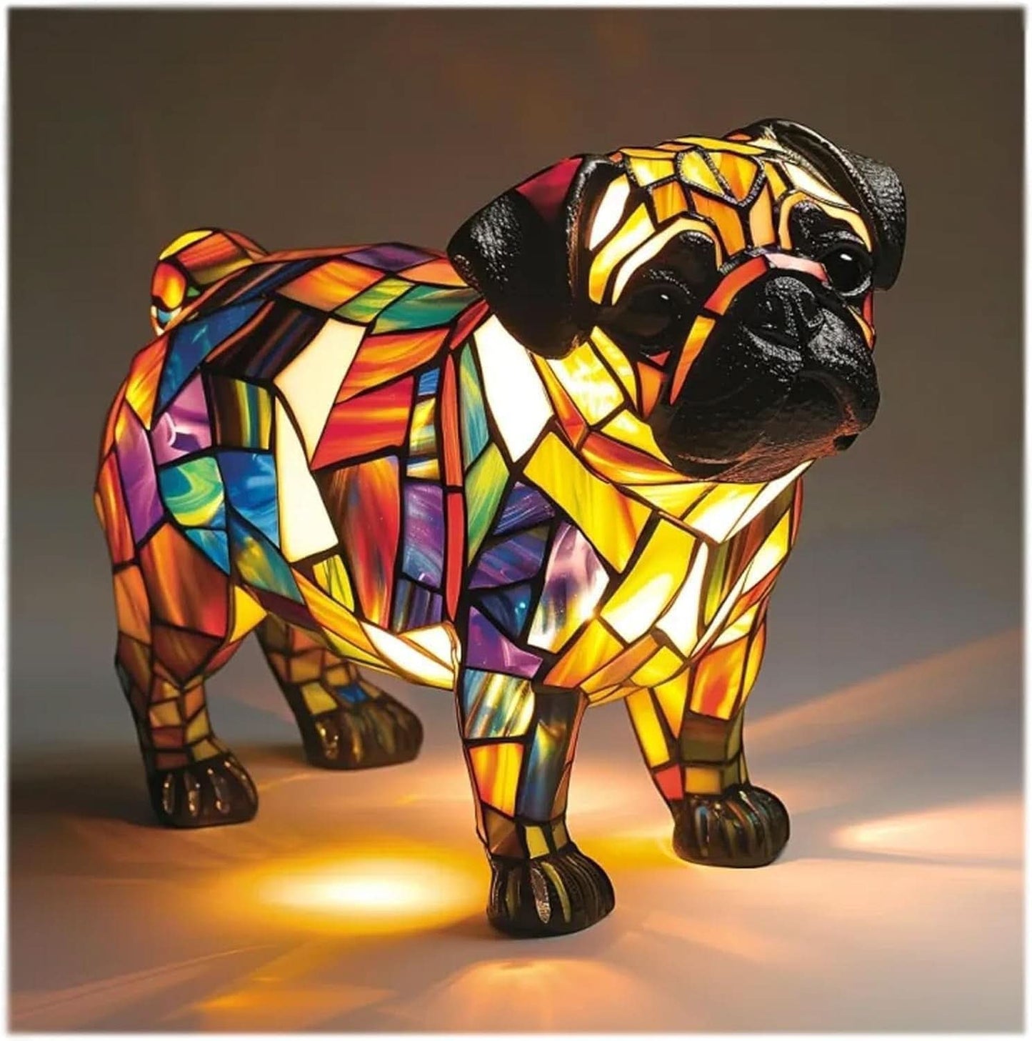 LumiPatte — Lampe Veilleuse Décorative Design Chien | Lumière Chaude | Alimentation USB