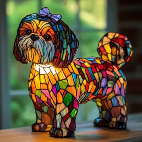 LumiPatte — Lampe Veilleuse Décorative Design Chien | Lumière Chaude | Alimentation USB