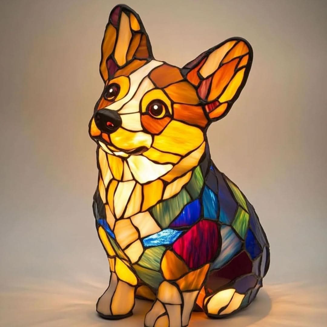 LumiPatte — Lampe Veilleuse Décorative Design Chien | Lumière Chaude | Alimentation USB
