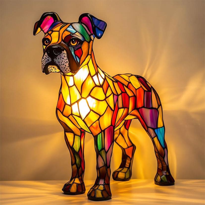 LumiPatte — Lampe Veilleuse Décorative Design Chien | Lumière Chaude | Alimentation USB