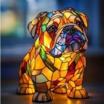LumiPatte — Lampe Veilleuse Décorative Design Chien | Lumière Chaude | Alimentation USB