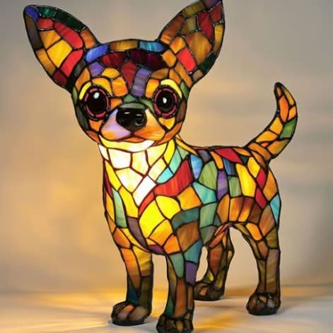 LumiPatte — Lampe Veilleuse Décorative Design Chien | Lumière Chaude | Alimentation USB