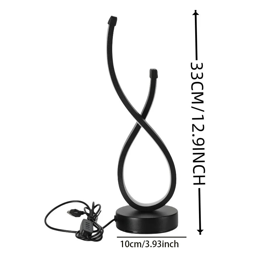 AmbioLux — Lampe de Table LED Dimmable | 3 Températures de Couleur | Design Moderne